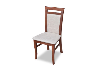 Silla tapizada de diseño de lujo, sillas de asiento de respaldo de madera para oficina, comedor.