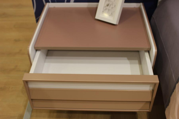 Diseño de mesita de noche consola auxiliar de dormitorio de lujo mesas de consola de madera.