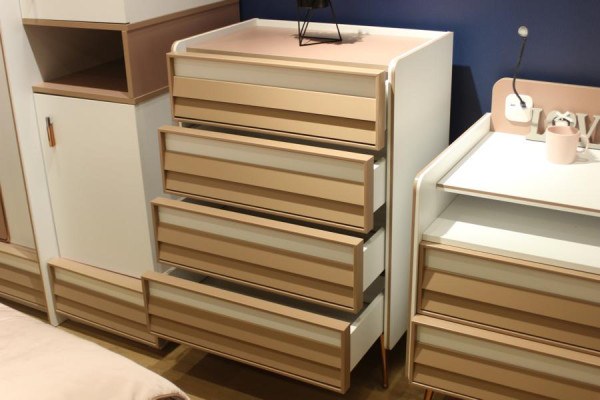 Cómoda moderna con 2 cajones Muebles Diseñador Habitación Infantil Nuevo