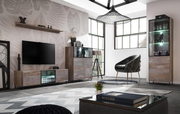 Juego de sala moderno TV stand diseño mobiliario vitrina nuevo muebles de madera