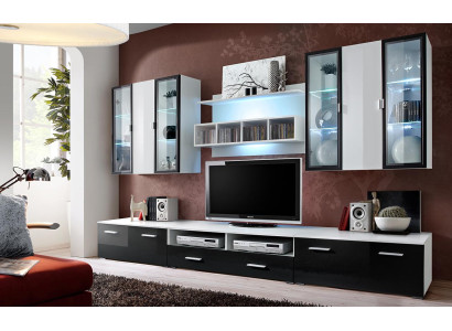 Modernas paredes de diseño Soporte de TV de madera Muebles de sala de estar Instalación de TV
