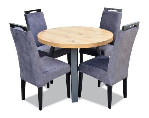 Mesa de comedor 4 sillas Set de comedor Grupo de comedor Sillas modernas Mesa Mesas 5 piezas.