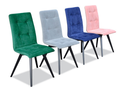 Silla gris diseño sala de estar comedor sillas madera tapiz sillón diseño nuevo