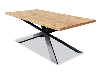 Mesa de comedor Diseño de mesa Madera Acero inoxidable Comedor moderno Sala de estar