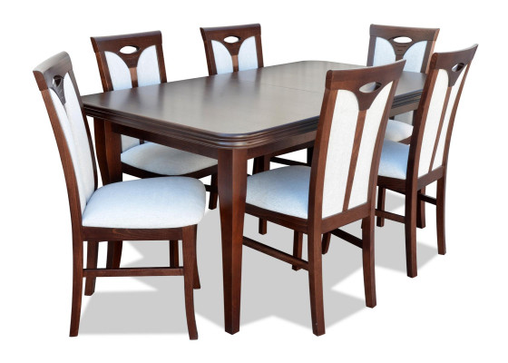 Muebles clásicos de comedor Conjunto de sillas y mesa de 7 piezas moderno