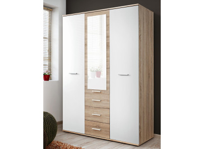 Armario de diseño de lujo moderno estilo armario dormitorio amueblado de madera.