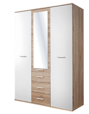 Armario de diseño de lujo moderno estilo armario dormitorio amueblado de madera.