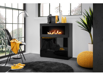 Cómoda con chimenea incorporada Armario moderno de diseñador Sala de estar