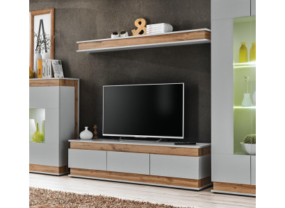 Conjunto de sala de estar Mueble de TV Nuevo Estante Mueble de lujo Diseño moderno Pared de sala