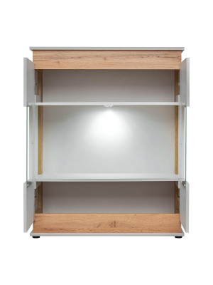 Vitrina moderna para sala de estar, aparador de pared, armarios, muebles de madera de lujo nuevos.
