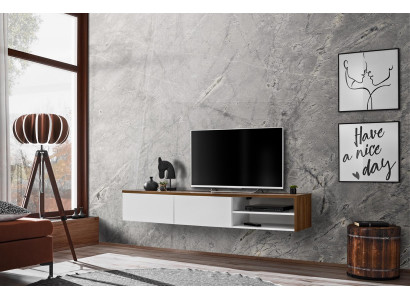 Diseñador de lujo Soporte de TV de sala de estar de madera de tablero bajo moderno nuevo mueble