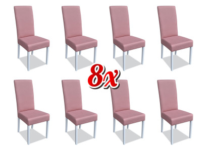 Sillas de comedor de cuero grupo de muebles de madera juego 8x silla conjunto de sillones conjunto nuevo