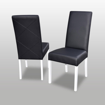Sillas de comedor de cuero grupo de muebles de madera juego 8x silla conjunto de sillones conjunto nuevo