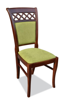 Sillas de comedor de madera, silla de diseño acolchada, juego de 6 sillas, silla de tela en grupo.
