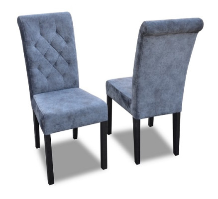6 sillas Chesterfield Set de asientos tapizados Sillones de comedor Cuero K11