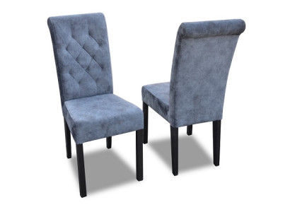 6 sillas Chesterfield Set de asientos tapizados Sillones de comedor Cuero K11