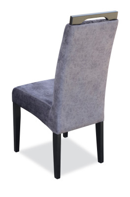 Sillas de comedor de tela conjunto 8x Silla textil Silla de diseñador de madera tapizada muebles.