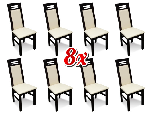 Diseño de silla de comedor Set de sillas Grupos 8x Juego Nuevo Grupo completo de asientos