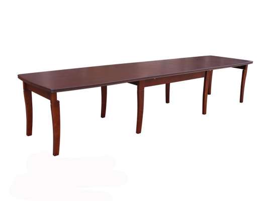 Mesa de comedor, mesa de madera XXL, mesa de conferencia S26, 100x160cm extendible.