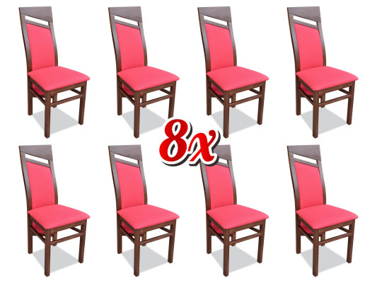 Conjunto de sillas de comedor de madera tapizadas nuevas Grupo de comedor 8 sillas con respaldo sillón