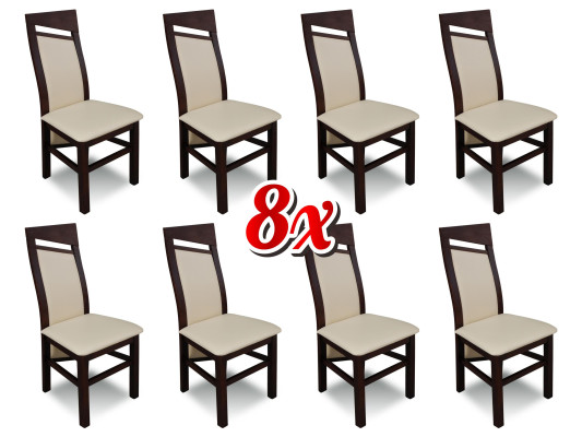 Conjunto de sillas de comedor de madera tapizadas nuevas Grupo de comedor 8 sillas con respaldo sillón