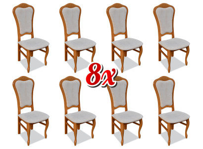Conjunto completo de sillas de diseño para comedor. Juego de sillas 8 piezas nuevo.