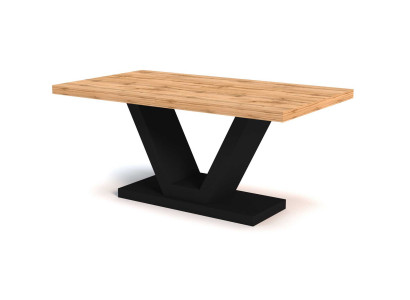 Mesa de comedor Mesa de lujo Sala de estar Comedor Madera Diseño Mesas Nueva 160cm