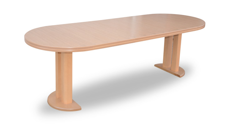 XXL Gran mesa de conferencias de diseñador mesa de madera decorativa mesas de reunión comedor.