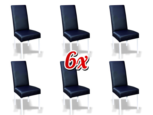 Conjunto de 6 sillas de respaldo grupo de sillas Grupo completo de sillas de comedor.