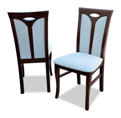 Juego de 6 sillas tapizadas de cuero para comedor