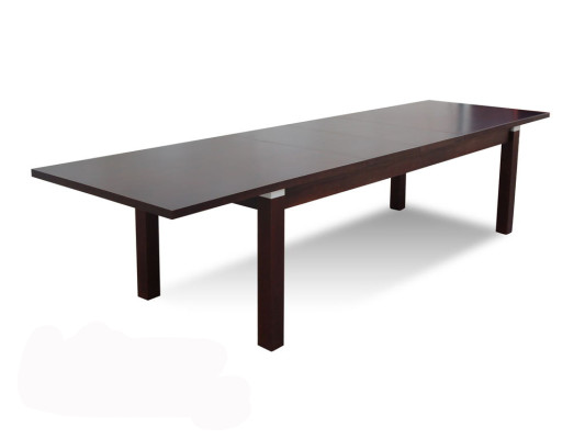 Mesa de comedor, mesa de madera XXL, mesa de conferencias extensible 80x140cm a 80x180cm.