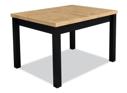 Mesa de comedor Mesa de madera Sala de estar Diseñador Marrón 90x120/270 Mesas de madera