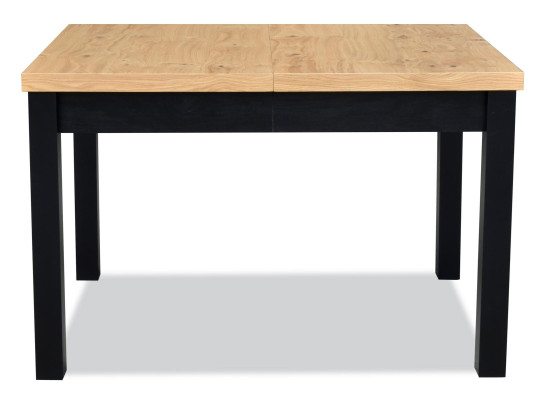 Mesa de comedor Mesa de madera Sala de estar Diseñador Marrón 90x120/270 Mesas de madera