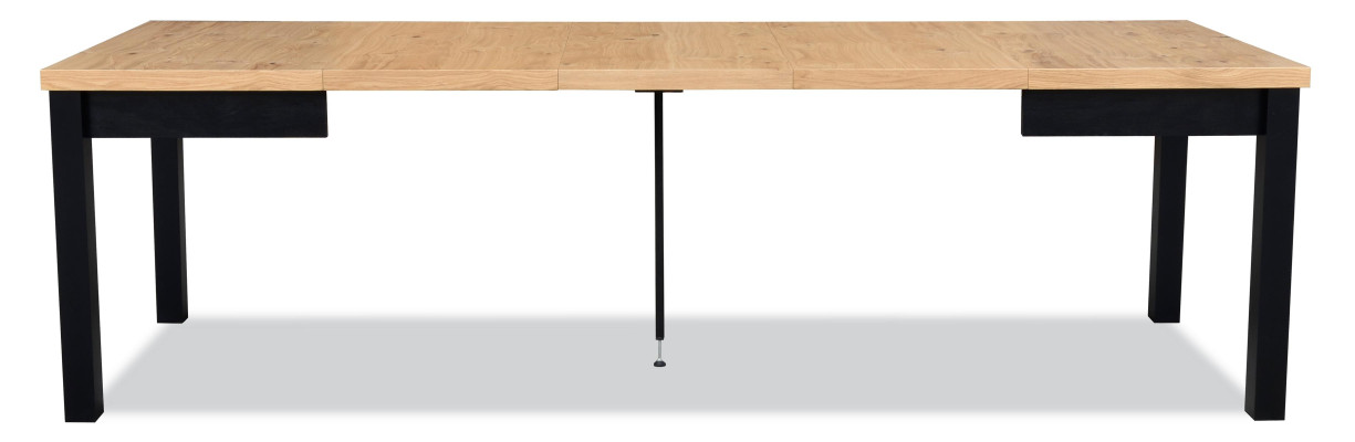 Mesa de comedor Mesa de madera Sala de estar Diseñador Marrón 90x120/270 Mesas de madera