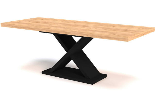 Mesa extensible de madera, mesas de diseño moderno para el comedor, muebles de lujo.
