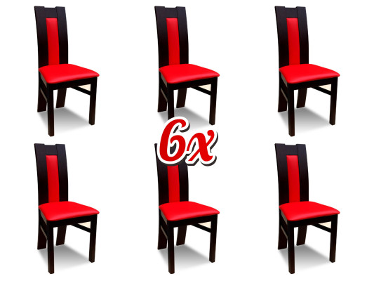 Conjunto completo de sala de estar de 6 piezas nuevos Juego de sillas de comedor Set de sillas con respaldo.