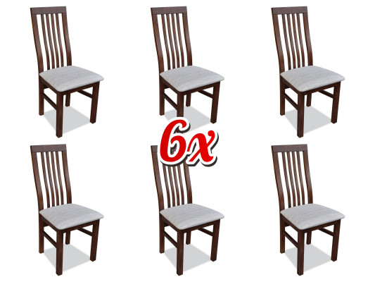 Comedor Restaurante Grupo de cocina Silla 6x Silla de salón Sillón Tapizado