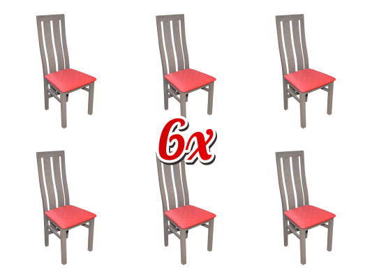 Juego de comedor 6 piezas Set de sillas de comedor Set completo de sillas Conjunto completo