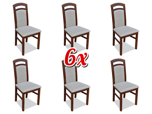 Grupo completo de sala de estar de 6 piezas, nuevo juego de sillas de comedor con respaldo.