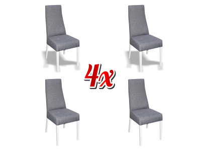 Salón comedor cocina Grupo Set Silla Conjunto Asiento Acolchado Madera 4x sillas Muebles Nuevo