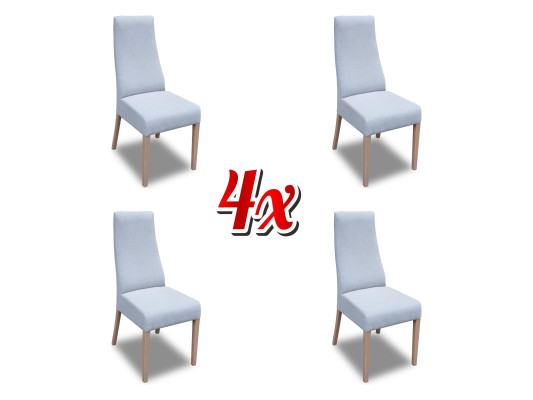 Salón comedor cocina Grupo Set Silla Conjunto Asiento Acolchado Madera 4x sillas Muebles Nuevo