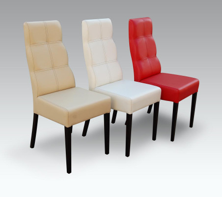 Silla de diseñador Lujo Sillón Tapizado Sillas Comedor de Gastro Diseño Asiento Nuevo