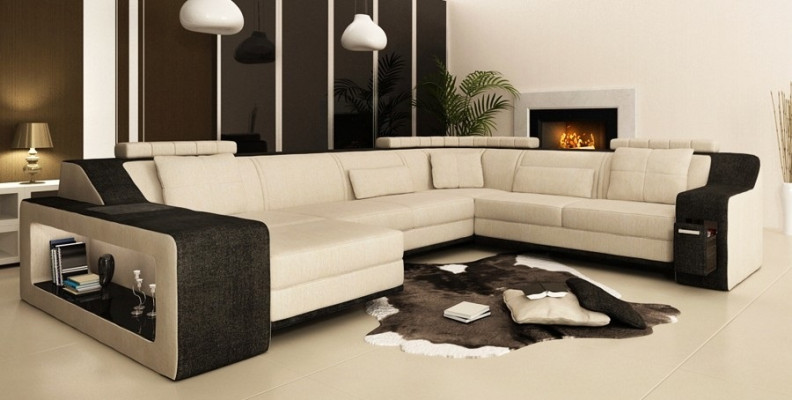 Moderno conjunto modular de sala de estar, sofá de esquina, sofá, conjunto de esquina de tela.