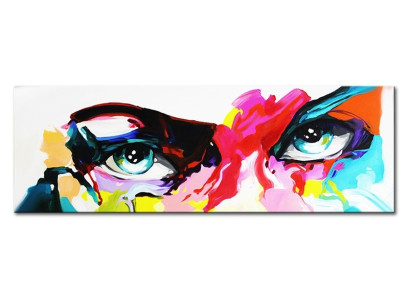 Imágenes Pintura al óleo Hecho a mano Loft Arte Lienzo Pintura Abstracta al óleo Cuadro