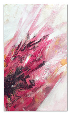 Cuadros rojos Cuadros al óleo Pinturas al óleo Pintadas a mano Cuadro con bastidor Arte abstracto Pintura al óleo Nueva