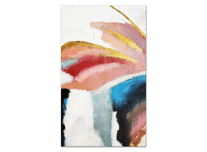 Abstracto Cuadros al óleo Moderno Pintura al óleo Pintura lienzo Imagen real Hecho a mano