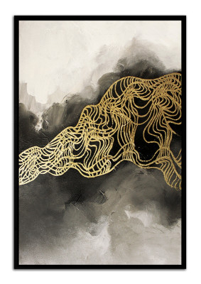 Pinturas al óleo abstractas modernas, cuadros abstractos modernos hechos a mano de lujo real.
