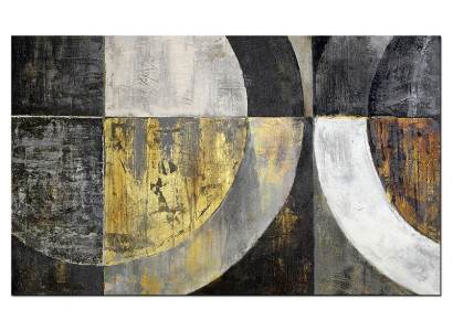 Cuadro de óleo abstracto moderno sobre lienzo, verdadera obra de arte hecha a mano.