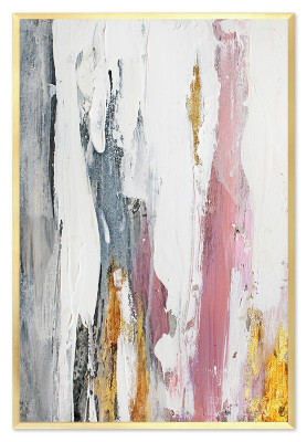 Pinturas al óleo abstractas y modernas hechas a mano para el loft.