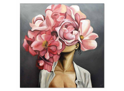 Loft Pinturas al óleo hechas a mano Abstractas - decoración en lienzo de gran formato, cuadros pinturas 100x100 arte